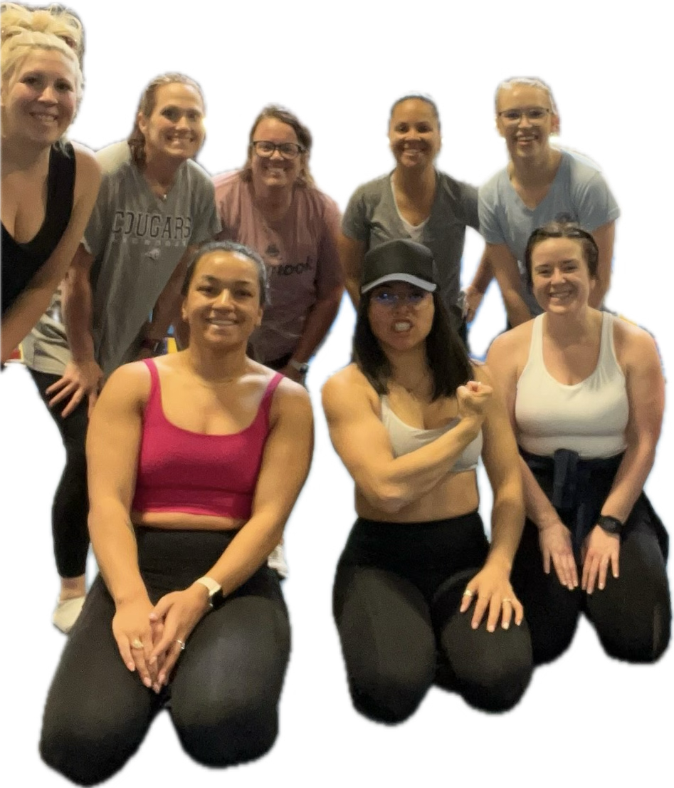 The MandaBrooke squad — women supporting each other